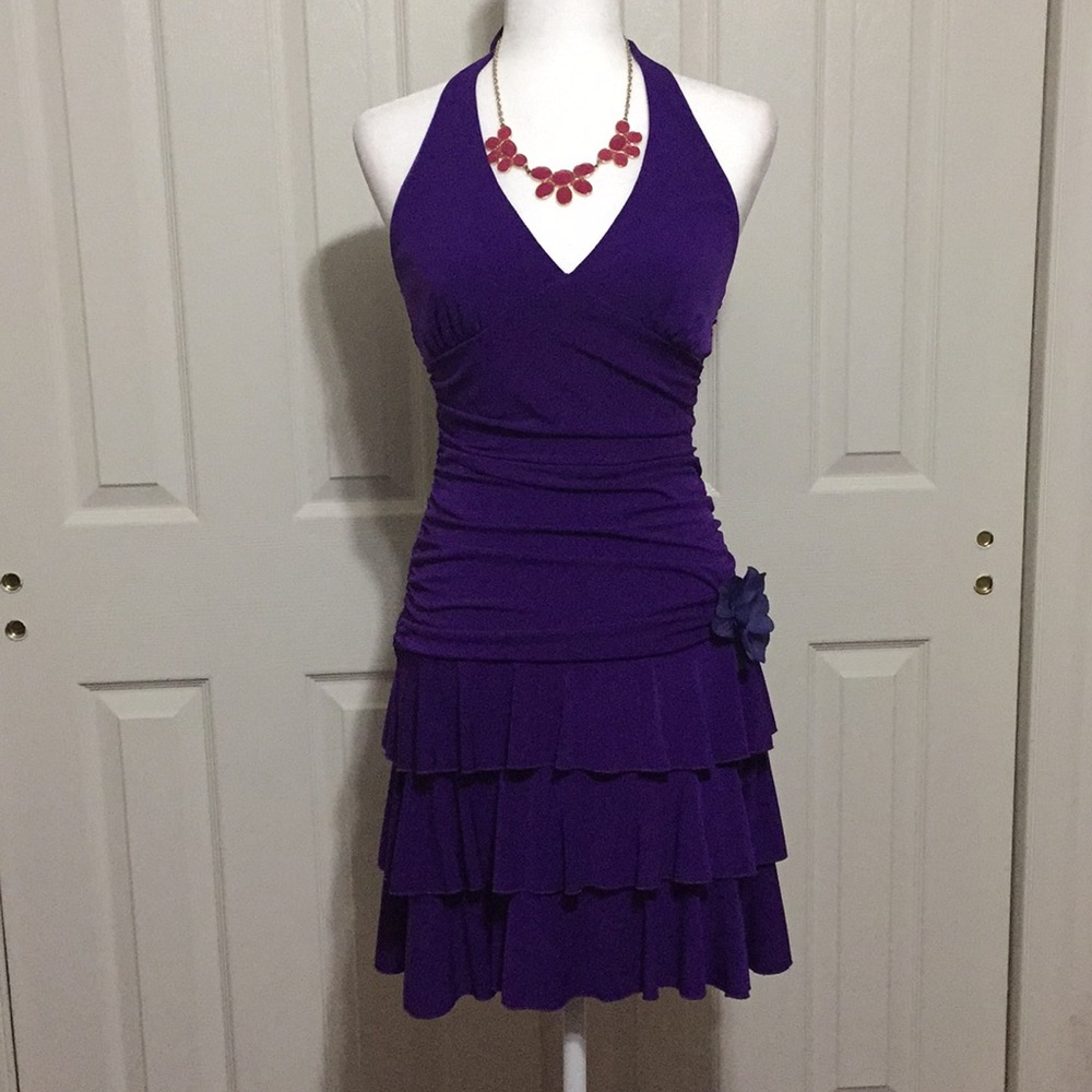 PURPLE FANCY DRESS, PROM, COCKTAIL